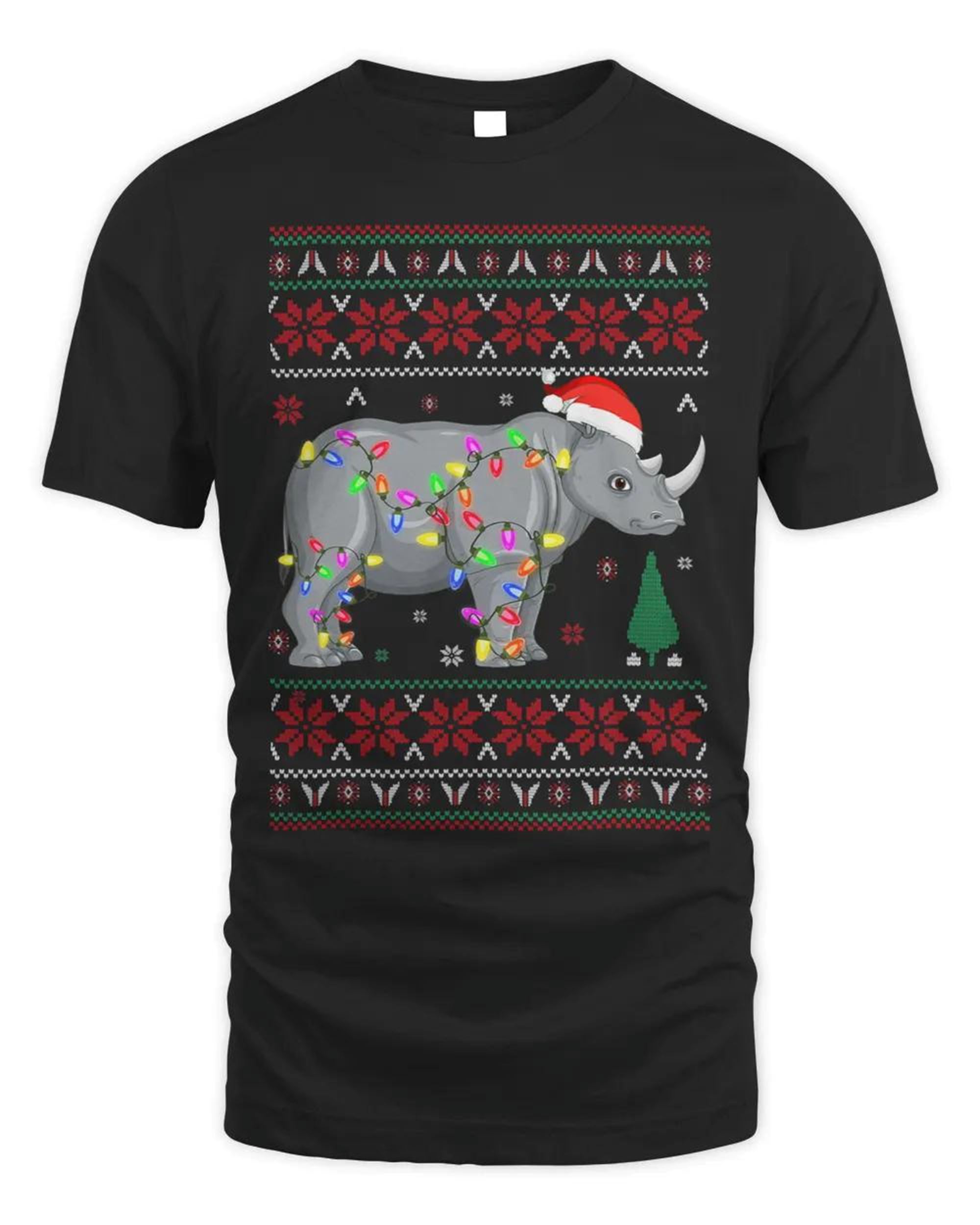Funny Christmas Unicorn Christmas Rhino Christmas Lights